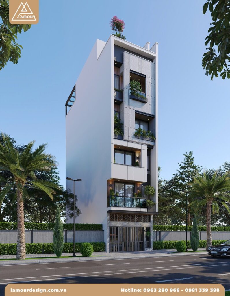 Thiết kế kiến trúc nhà phố DP House