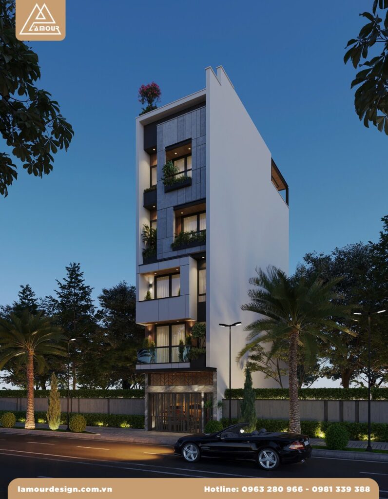 Thiết kế kiến trúc nhà phố DP House