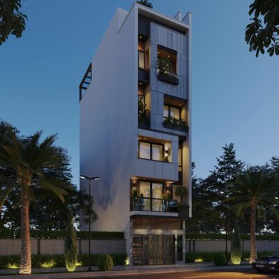 Thiết kế kiến trúc nhà phố DP House