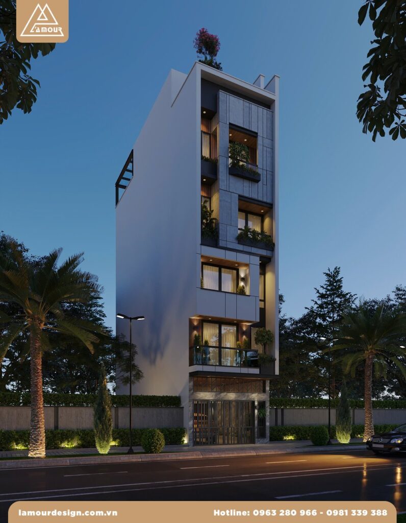 Thiết kế kiến trúc nhà phố DP House