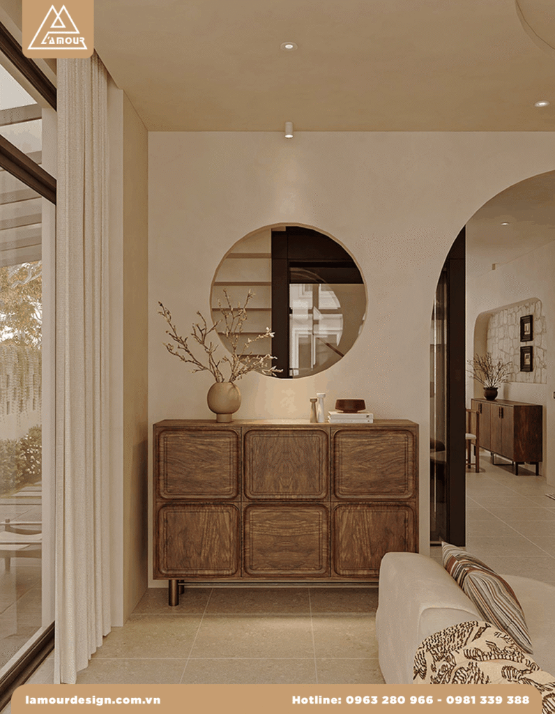 Thiết kế nội thất biệt thự Dương Nội, Hà Đông cottage mộc mạc