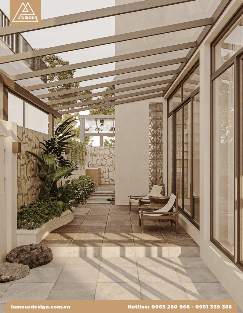 Thiết kế nội thất biệt thự Dương Nội, Hà Đông cottage mộc mạc