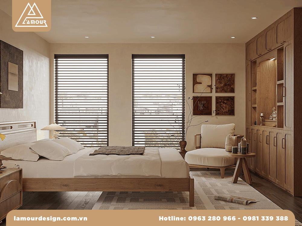 Thiết kế nội thất biệt thự Dương Nội, Hà Đông cottage mộc mạc