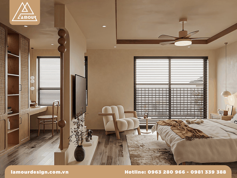 Thiết kế nội thất biệt thự Dương Nội, Hà Đông cottage mộc mạc