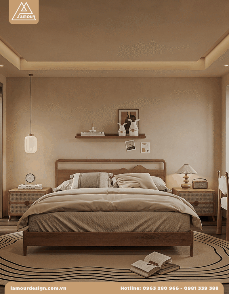 Thiết kế nội thất biệt thự Dương Nội, Hà Đông cottage mộc mạc