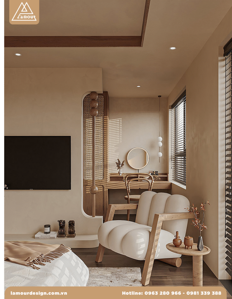 Thiết kế nội thất biệt thự Dương Nội, Hà Đông cottage mộc mạc