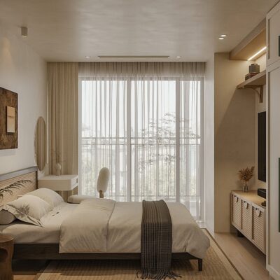 Thiết kế nội thất cottage chung cư Sky City