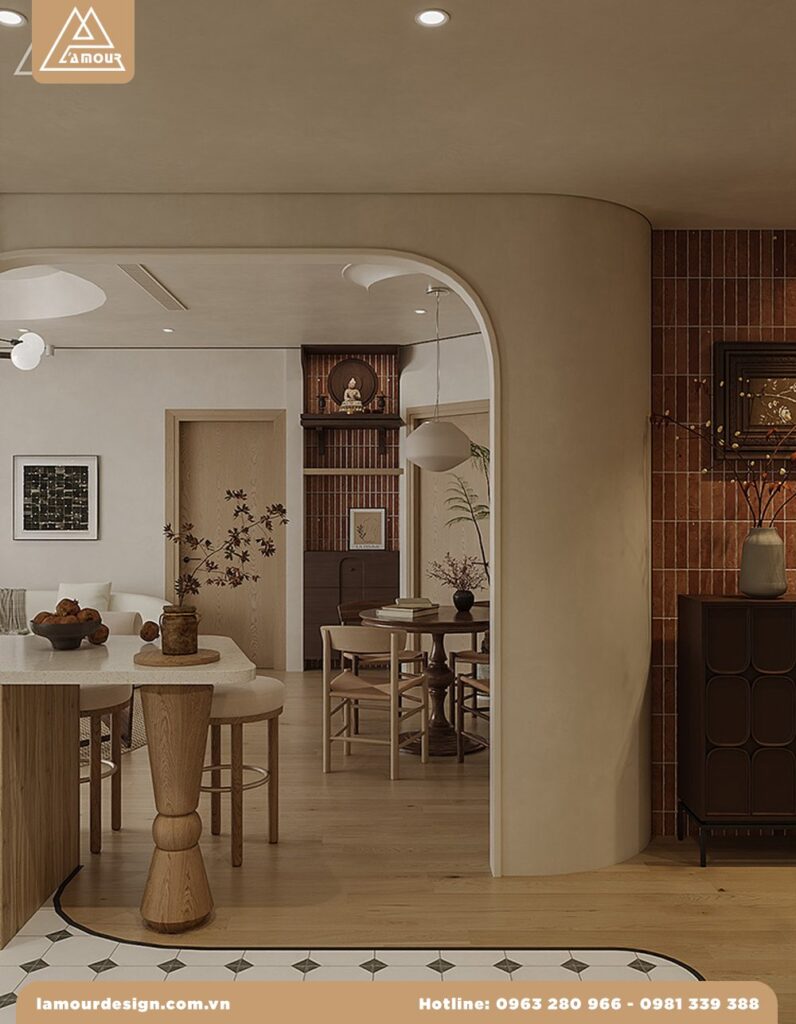 Thiết kế nội thất cottage chung cư Sky City