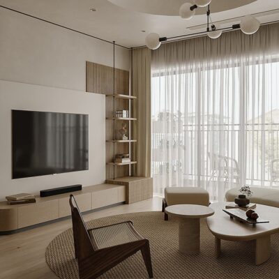 Thiết kế nội thất cottage chung cư Sky City