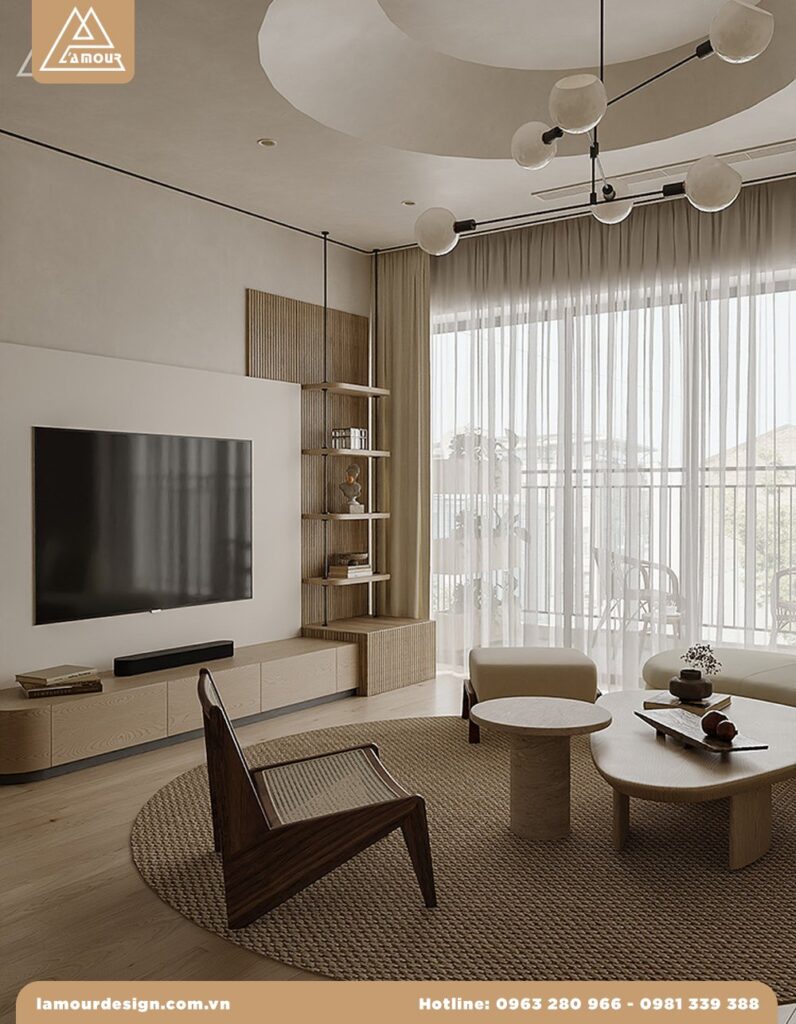 Thiết kế nội thất cottage chung cư Sky City