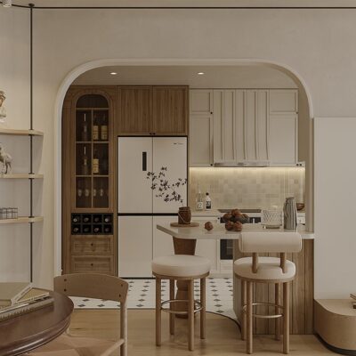 Thiết kế nội thất cottage chung cư Sky City