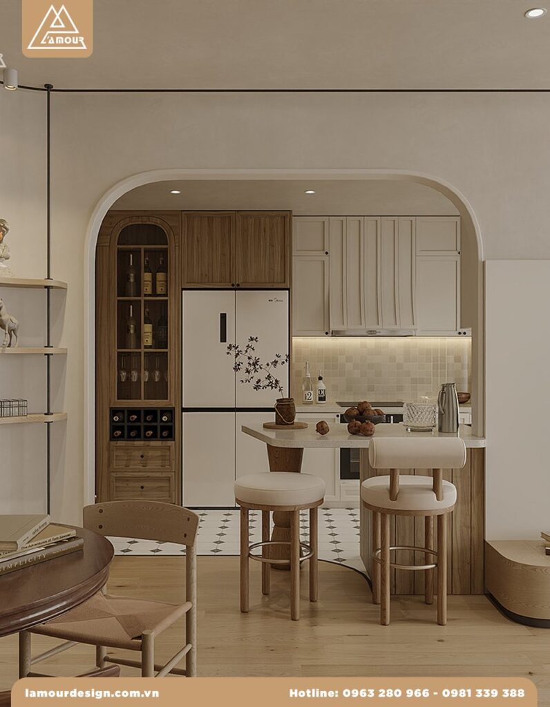 Thiết kế nội thất cottage chung cư Sky City