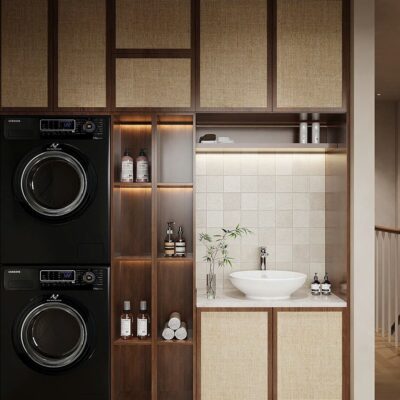 Thiết kế nội thất nhà phố Đà Lạt 4x11m