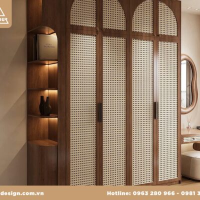 Thiết kế nội thất nhà phố Đà Lạt 4x11m