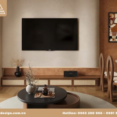 Thiết kế nội thất nhà phố Đà Lạt 4x11m