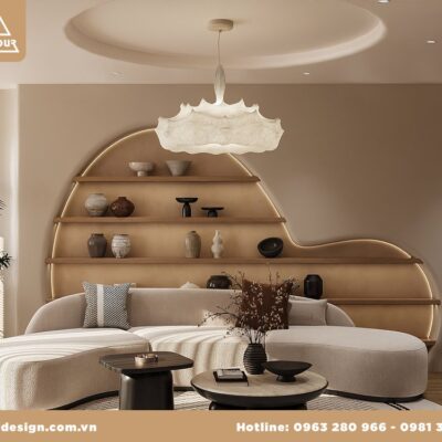 Thiết kế nội thất nhà phố Hải Phòng 5x15m