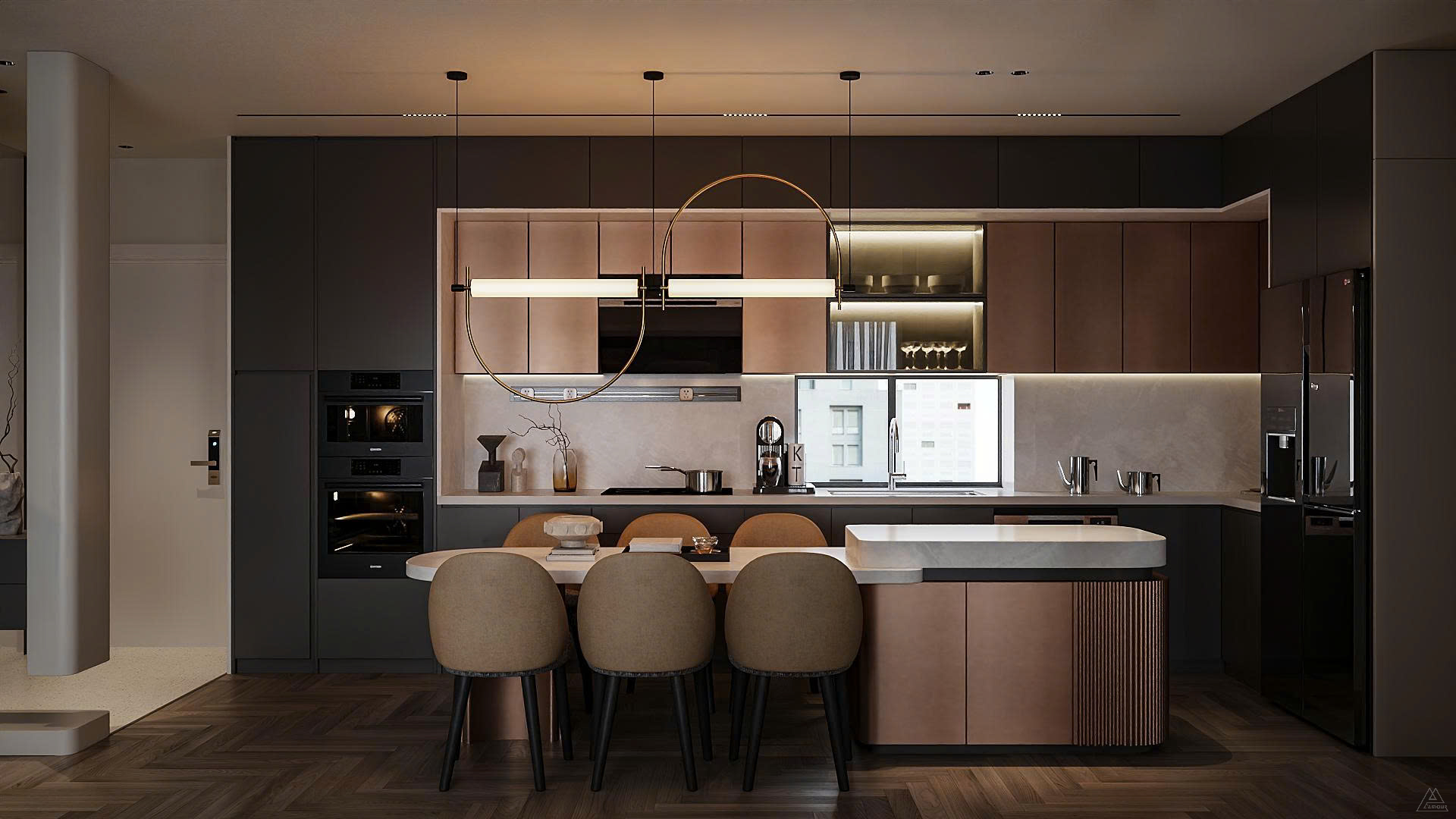 Thiết kế nội thất chung cư Sky Forest Ecopark hiện đại và giàu cảm xúc