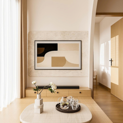 Thiết kế nội thất The Fibonan Ecopark: Mẫu căn hộ 65m² tối ưu 2 phòng ngủ