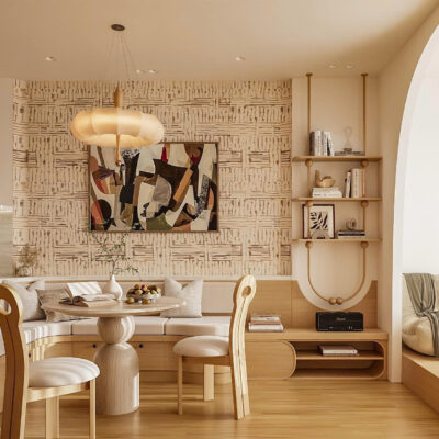 Thiết kế nội thất The Fibonan Ecopark: Mẫu căn hộ 65m² tối ưu 2 phòng ngủ