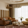 Thiết kế nội thất D’ El Dorado 80m2 - Không gian phòng khách phong cách Wabi-sabi hiện đại của L'amour Design